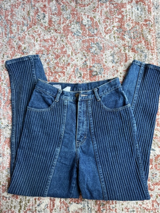 Sergio Valente Denim - Vintage 80s Sergio Valente Ribbed Panel Jeans